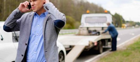 A man stressing out after his car was taken by the primary lienholder.