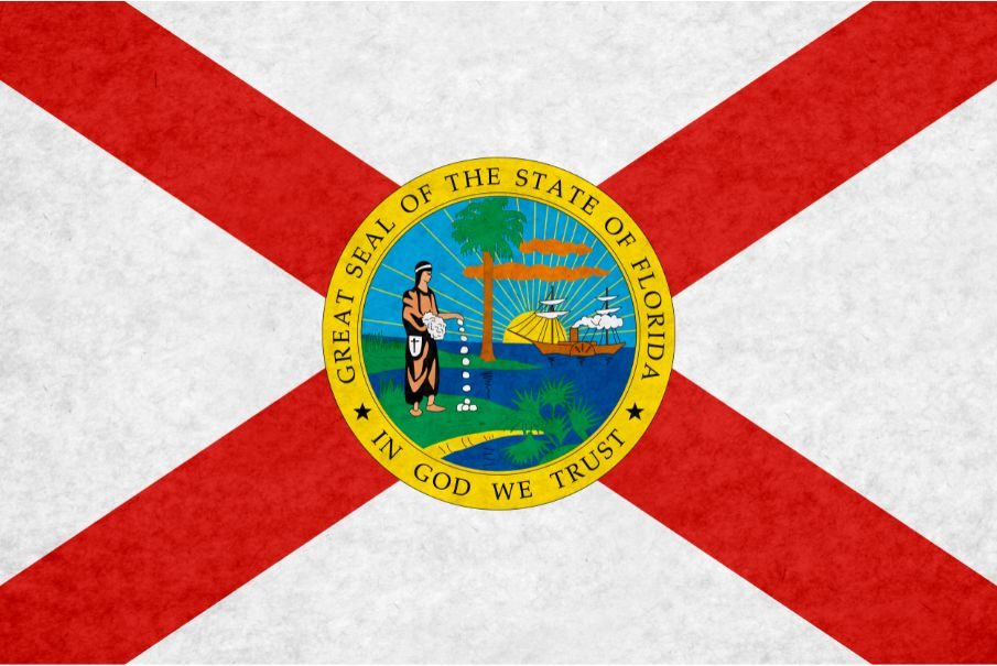 Official State Flag of Florida.