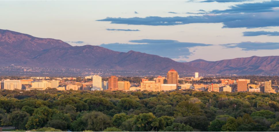 Albuquerque New Mexico city view