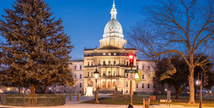 State Capital in Lansing, MI
