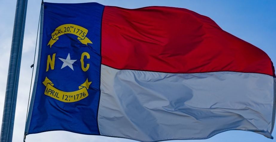 Official state flag of North Carolina.