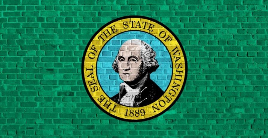Flag for the State of Washington