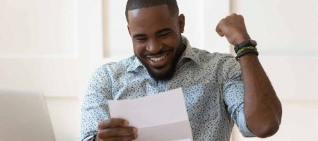 A satisfied customer after having his loan bought out.