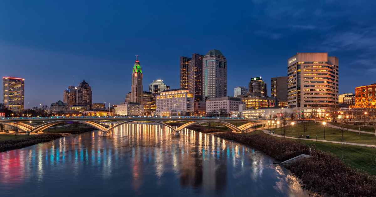 The Scioto Mile in Columbus OH. 