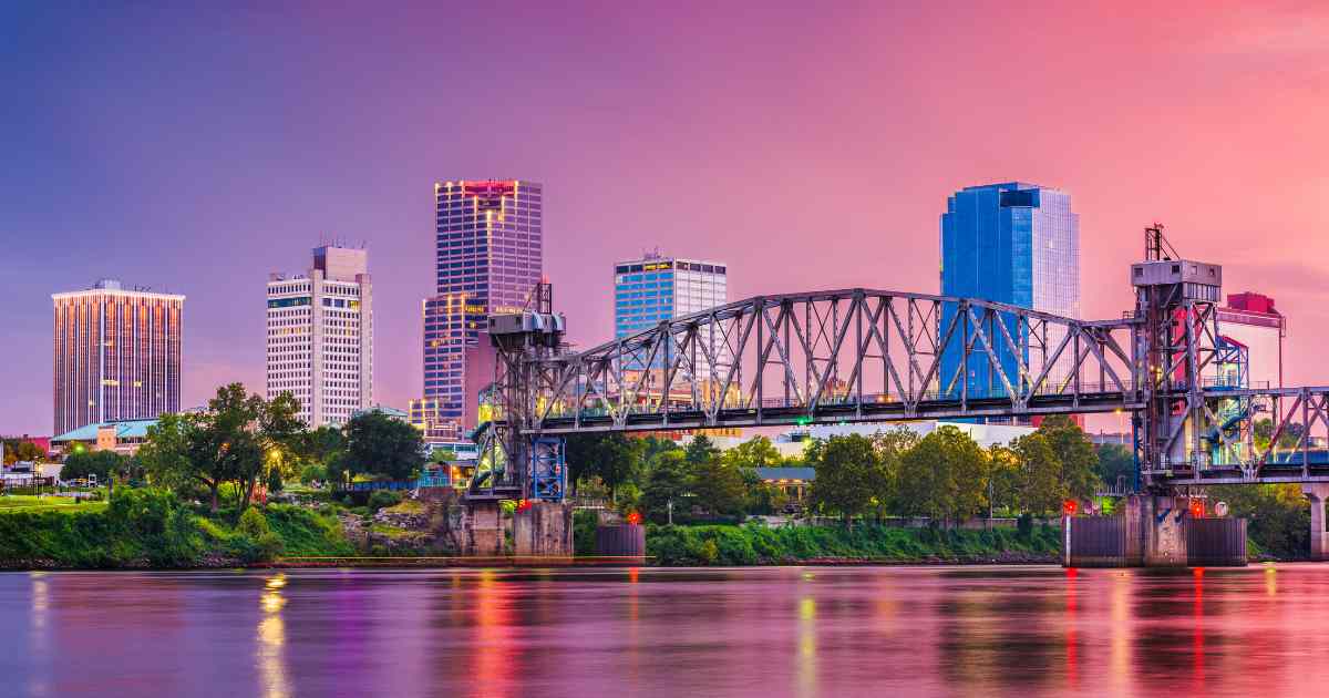 Junction Bridge in Little Rock AR.