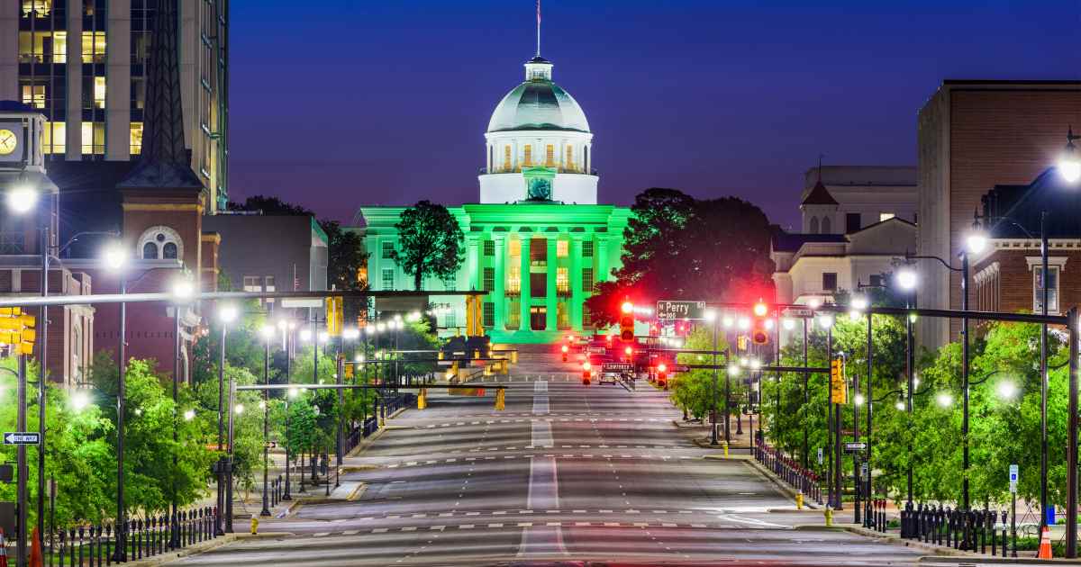 Alabama State Capitol in Montgomery AL