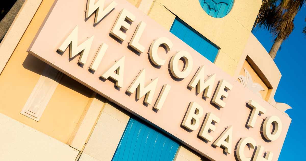 Welcome To Miami Beach FL