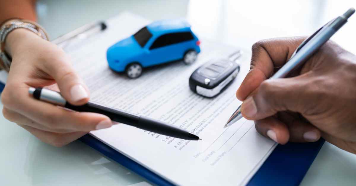 An auto pawn contract from Premier Title Loans