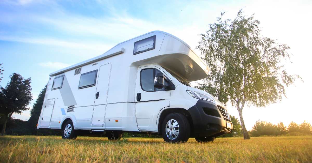 A 4 wheel camper RV