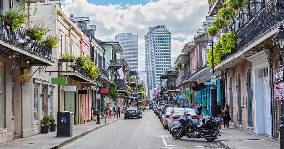 Royal Street in New Orleans LA