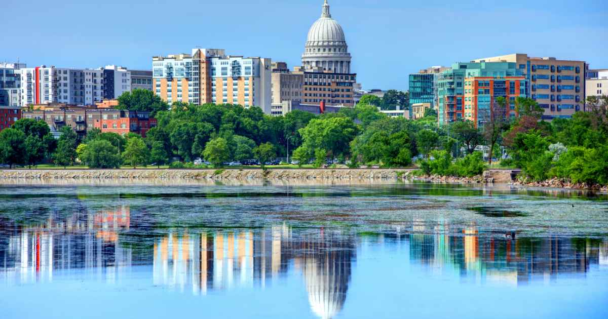 Lake Mendota in Madison WI